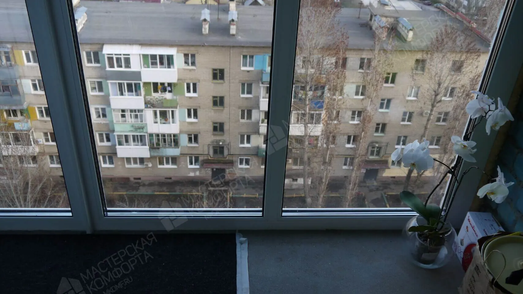 Остекление лоджии от пола до потолка