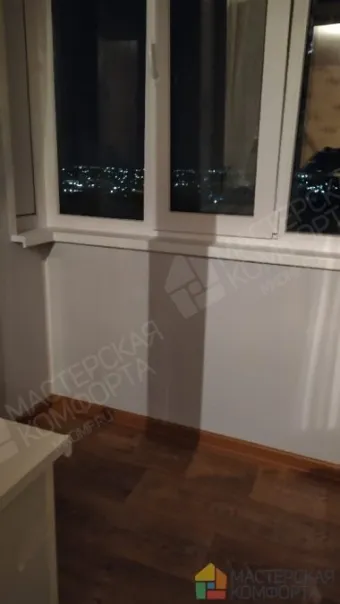 Утепление и отделка балкона