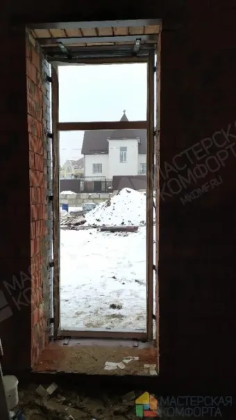 Установка окон и дверей