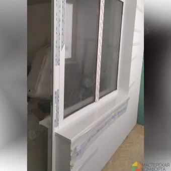 Монтаж подоконников и откосов