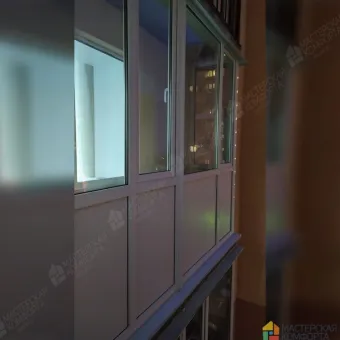 Французское остекление балкона