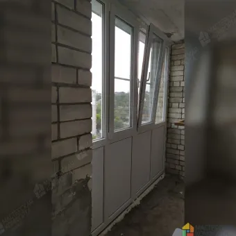 Монтаж крыши над балконом