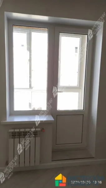 Установка балконного блока