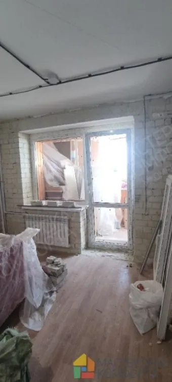 Установка балконного блока