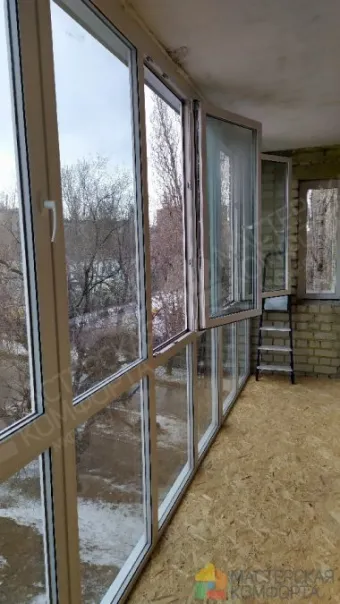 Панорамное остекление лоджии