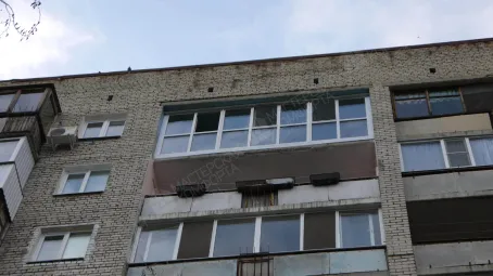 Остекление 2-х лоджий от пола до потолка на ул. Чернышевского