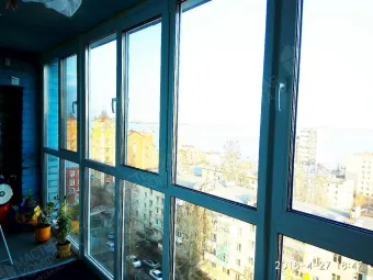 Остекление 2-х лоджий от пола до потолка на ул. Чернышевского