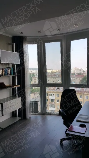 Остекление панорамной полукруглой лоджии на ул. Рахова