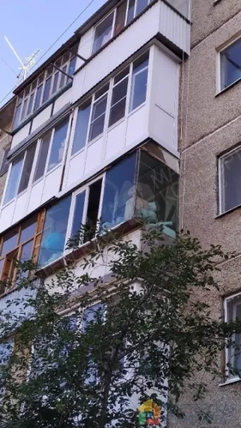 Французское остекление балкона