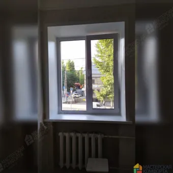 Монтаж подоконников и откосов