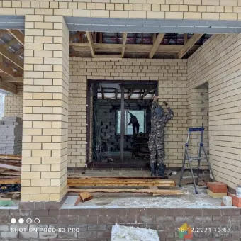 Установка окон с ламинацией