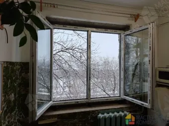 Установка балконного блока