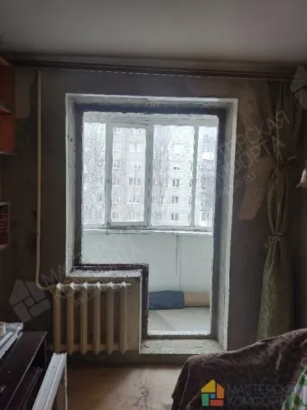 Установка балконного блока