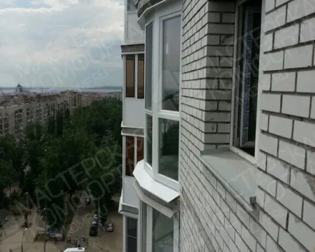 Панорамная полукруглая лоджия